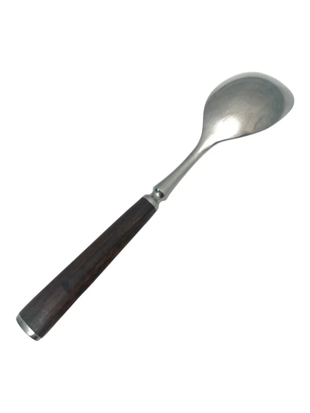 DANSK Anvil Soup Spoon Wood Handle Danish Design Flatware